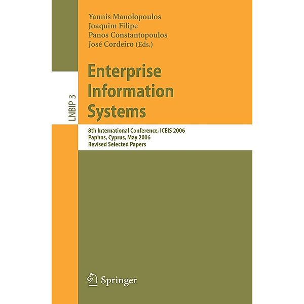 Enterprise Information Systems / Lecture Notes in Business Information Processing Bd.3