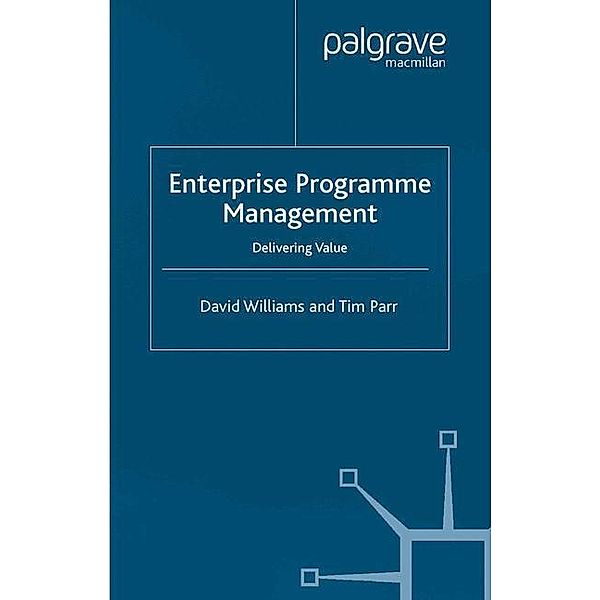 Enterprise Programme Management, D. Williams, T. Parr