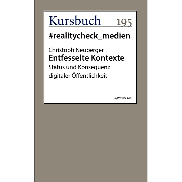 Entfesselte Kontexte, Christoph Neuberger