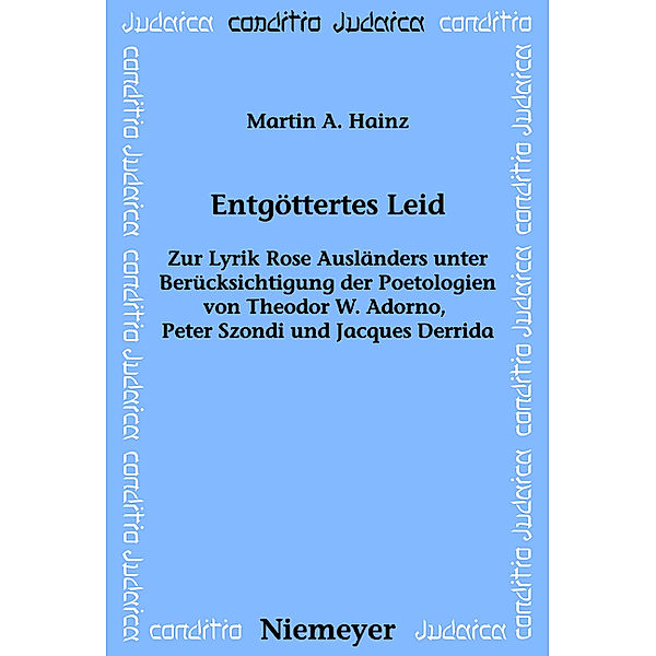 Entgöttertes Leid, Martin A. Hainz