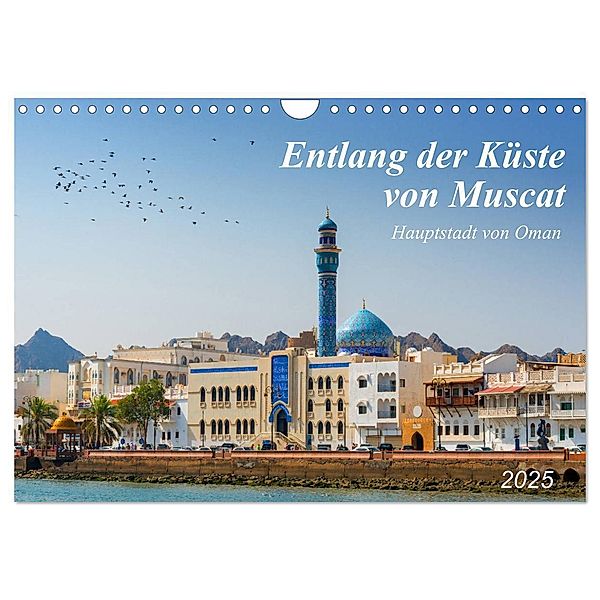 Entlang der Küste von Muscat (Wandkalender 2025 DIN A4 quer), CALVENDO Monatskalender, Calvendo, Kerstin Waurick