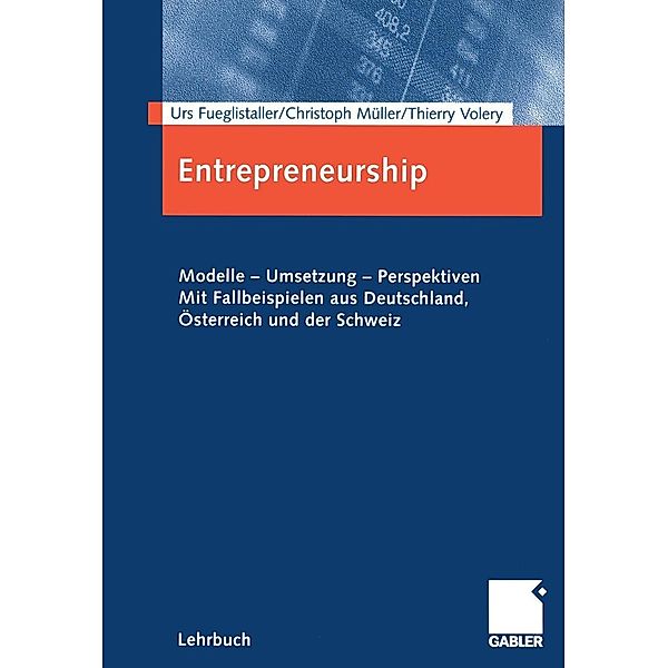 Entrepreneurship, Urs Fueglistaller, Christoph A. Müller, Thierry Volery