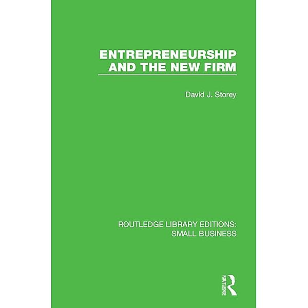 Entrepreneurship and New Firm