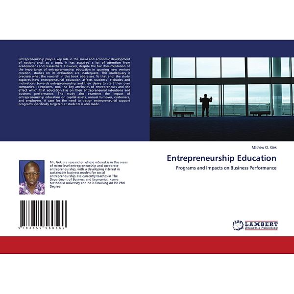 Entrepreneurship Education, Mathew O. Gek