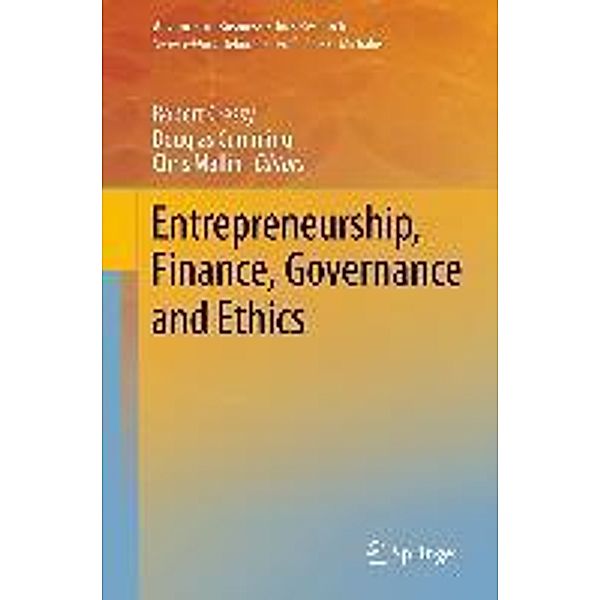 Entrepreneurship, Finance, Governance and Ethics / Advances in Business Ethics Research Bd.3