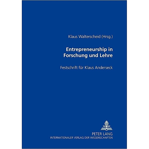 Entrepreneurship in Forschung und Lehre
