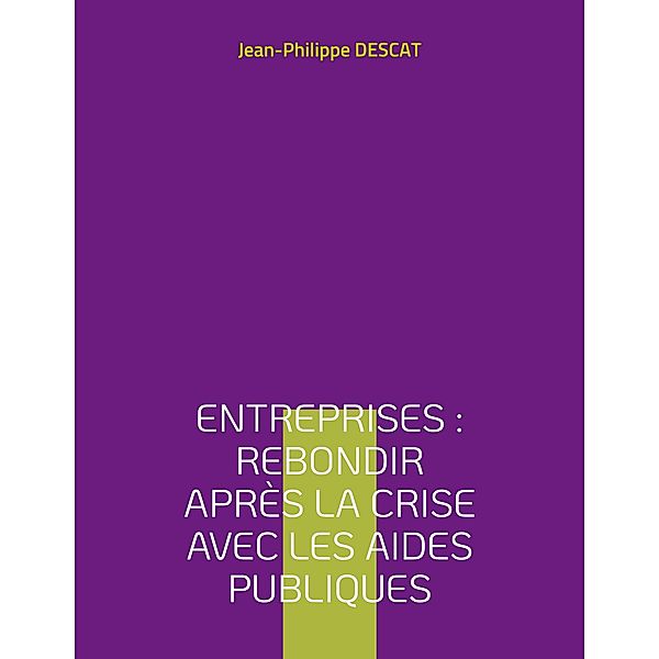 Entreprises : rebondir après la crise avec les aides publiques, Jean-Philippe Descat