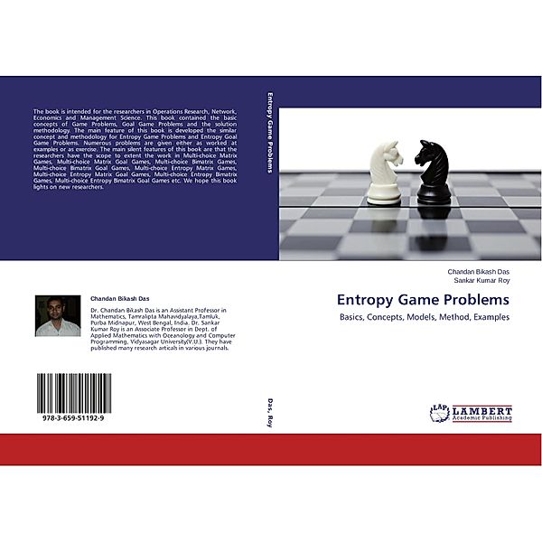 Entropy Game Problems, Chandan Bikash Das, Sankar Kumar Roy
