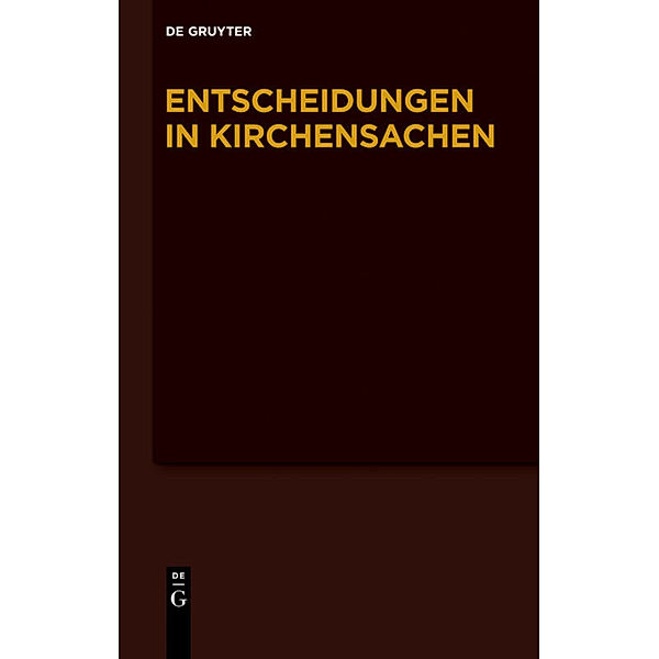 Entscheidungen in Kirchensachen seit 1946 / Band 50 / 1.7.-31.12.2007