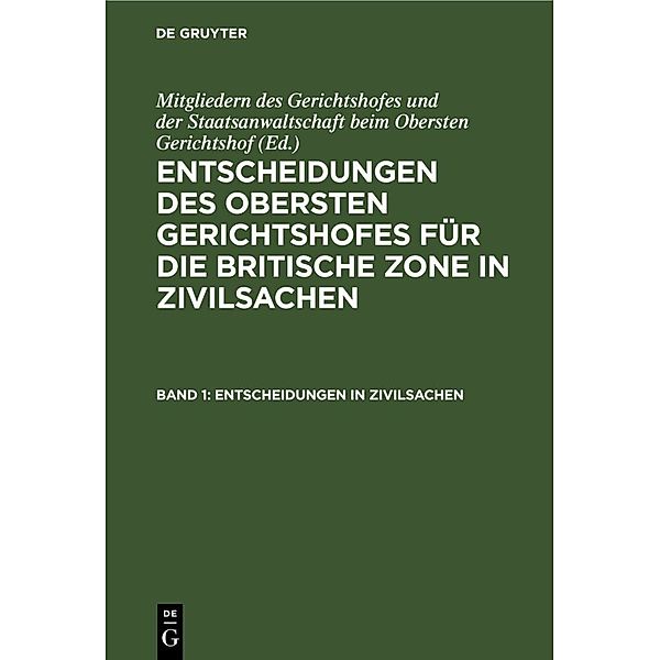 Entscheidungen in Zivilsachen