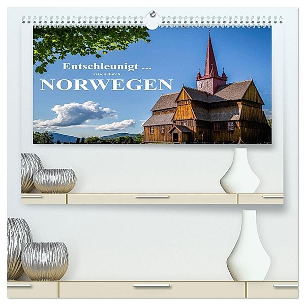 Entschleunigt ... reisen durch Norwegen (hochwertiger Premium Wandkalender 2024 DIN A2 quer), Kunstdruck in Hochglanz, Dirk Sulima