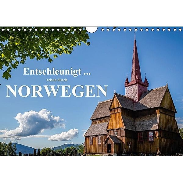 Entschleunigt ... reisen durch Norwegen (Wandkalender 2017 DIN A4 quer), Dirk Sulima