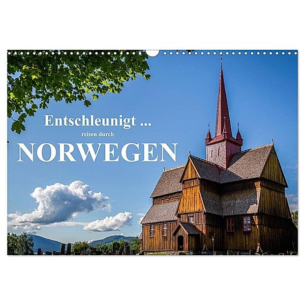 Entschleunigt ... reisen durch Norwegen (Wandkalender 2024 DIN A3 quer), CALVENDO Monatskalender, Dirk Sulima