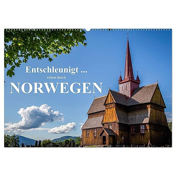 Entschleunigt ... reisen durch Norwegen (Wandkalender 2024 DIN A2 quer), CALVENDO Monatskalender, Dirk Sulima