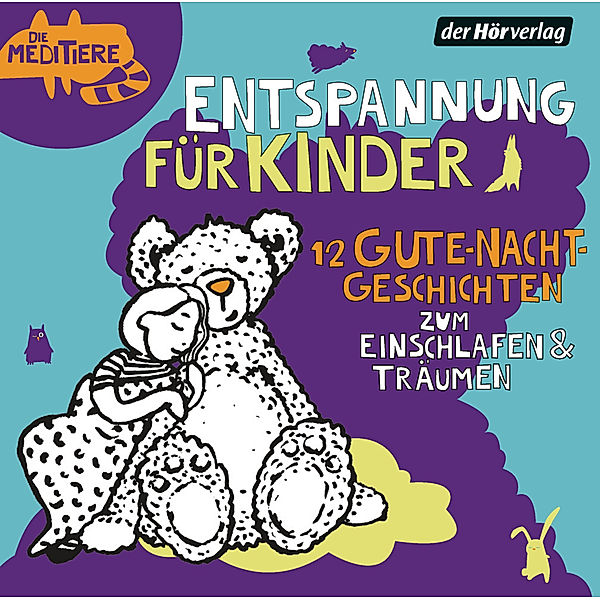 Entspannung für Kinder. 12 Gute-Nacht-Geschichten zum Einschlafen & Träumen,1 Audio-CD, Diverse Interpreten