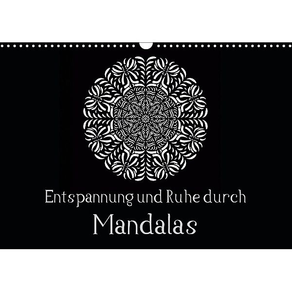 Entspannung und Ruhe durch Mandalas (Wandkalender 2021 DIN A3 quer), Heike Langenkamp