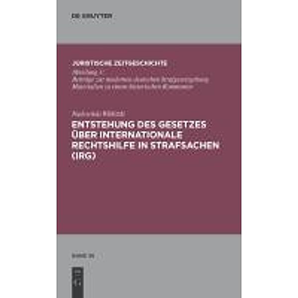 Entstehung des Gesetzes über Internationale Rechtshilfe in Strafsachen (IRG) / Juristische Zeitgeschichte / Abteilung 3 Bd.38, Nadeschda Wilkitzki