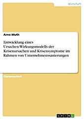 Entwicklung eines Ursachen-Wirkungsmodell der Krisenursachen und Krisensymptome im Rahmen von Unternehmenssanierungen - eBook - Arno Muth,