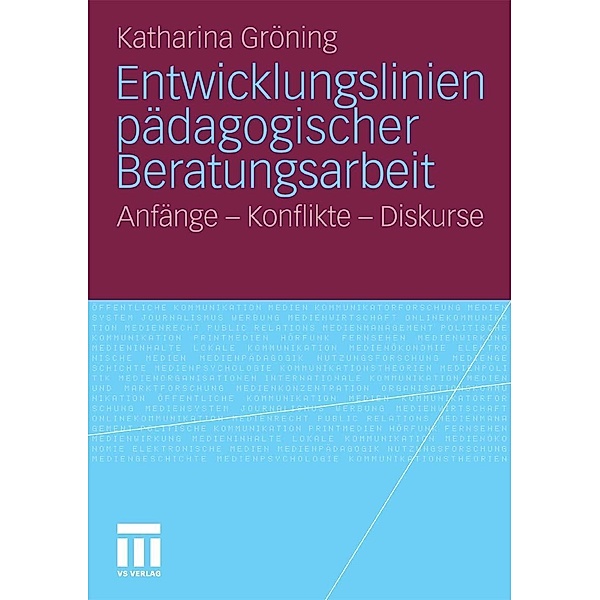 Entwicklungslinien pädagogischer Beratungsarbeit, Katharina Gröning