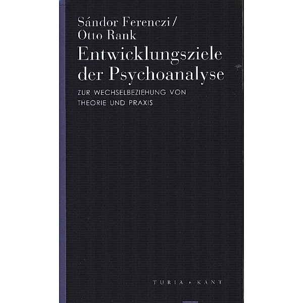 Entwicklungsziele der Psychoanalyse, Sándor Ferenczi / Otto Rank