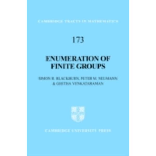 Enumeration of Finite Groups, Simon R. Blackburn