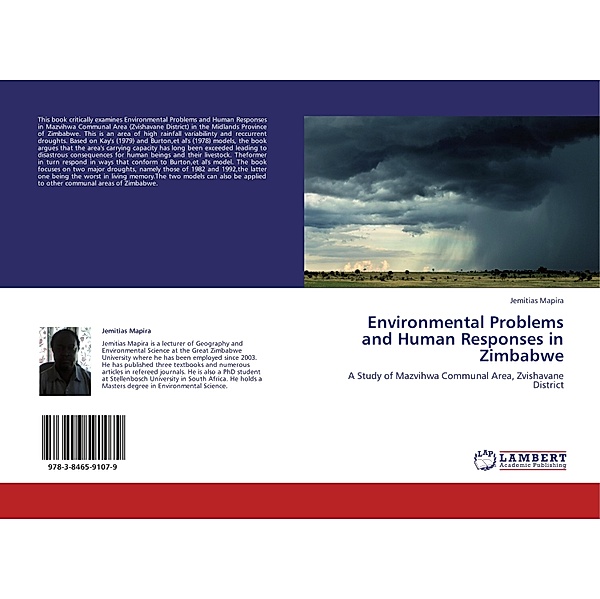 Environmental Problems and Human Responses in Zimbabwe, Jemitias Mapira