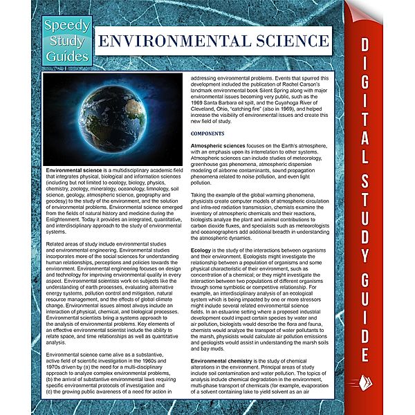 Environmental Science (Speedy Study Guides) / Dot EDU, Speedy Publishing