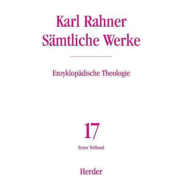 Enzyklopädische Theologie.Tl.1, Karl Rahner