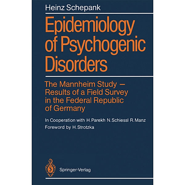 Epidemiology of Psychogenic Disorders, Heinz Schepank