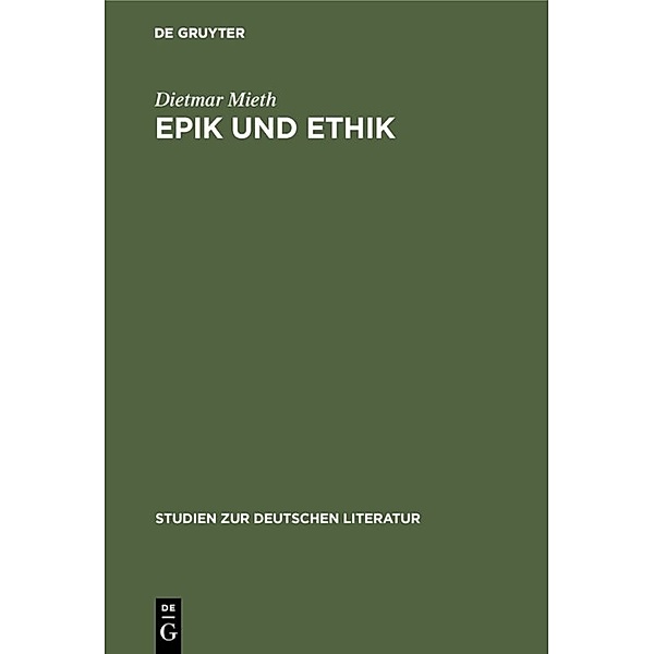 Epik und Ethik, Dietmar Mieth