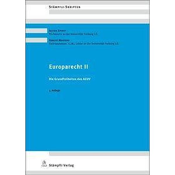 Epiney, A: Europarecht II, Astrid Epiney, Robert Mosters