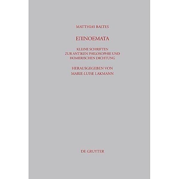 Epinoemata / Beiträge zur Altertumskunde Bd.221, Matthias Baltes