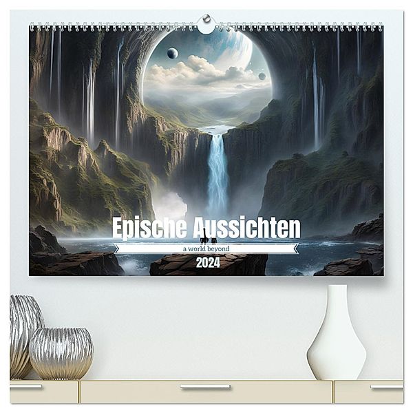 Epische Aussichten (hochwertiger Premium Wandkalender 2024 DIN A2 quer), Kunstdruck in Hochglanz, Calvendo, Babette Whitter