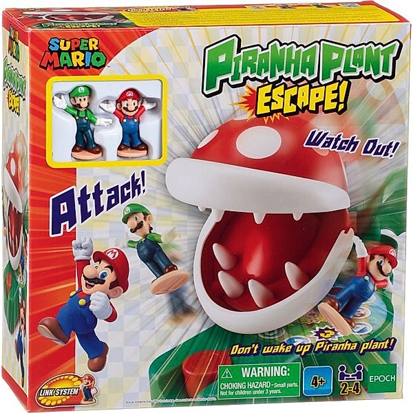 EPOCH Games 7357 Super Mario Piranha Plant Escape!