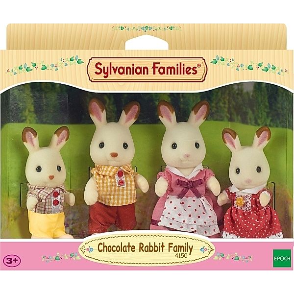 EPOCH Sylvanian Families 4150 Schokoladenhasen Familie Löffel