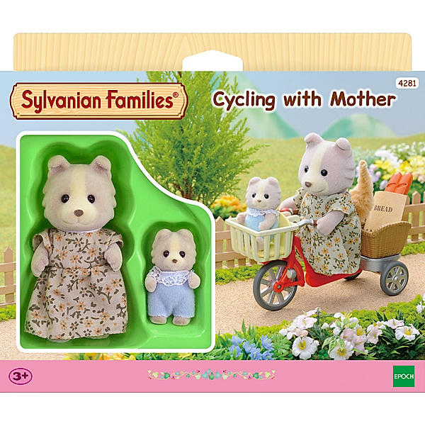 EPOCH Sylvanian Families 4281 Fahrradfahren mit Mutter