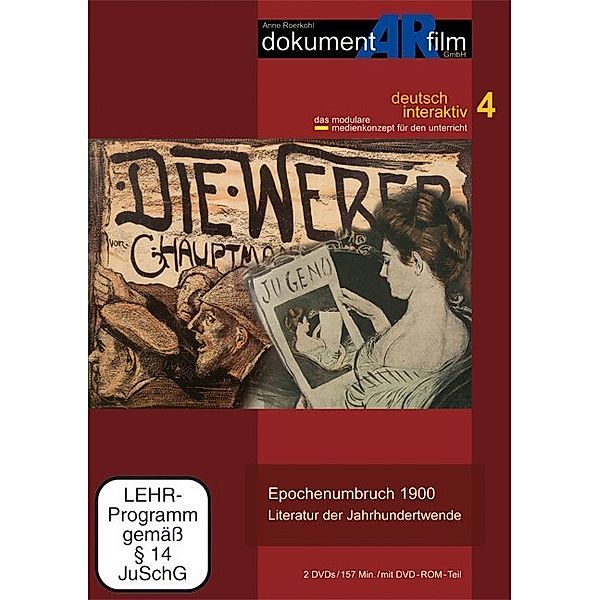 Epochenumbruch 1900 - Literatur der Jahrhundertwende, 2 DVDs