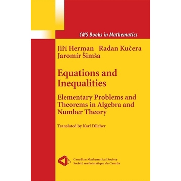 Equations and Inequalities, Jiri Herman, Radan Kucera, Jaromir Simsa