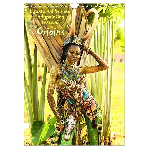 Equatorial Guinea Bodypainting Festival Origins (Wandkalender 2024 DIN A4 hoch), CALVENDO Monatskalender, Dmitri Moisseev