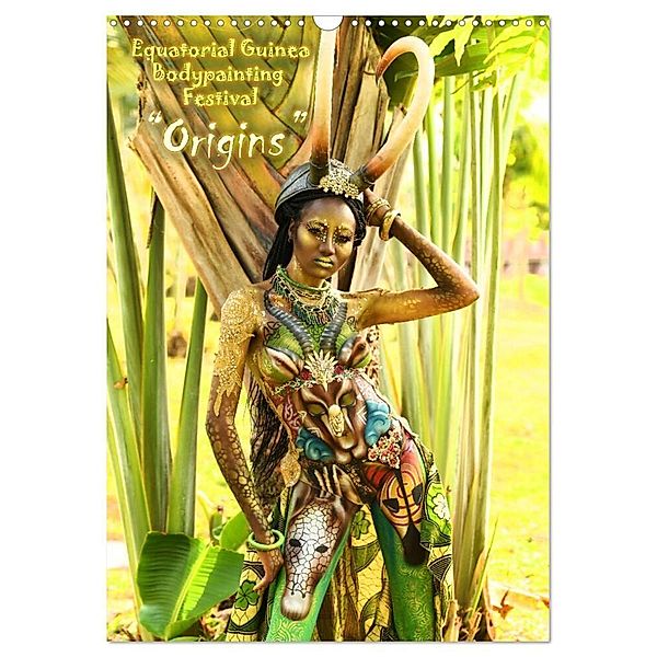 Equatorial Guinea Bodypainting Festival Origins (Wandkalender 2024 DIN A3 hoch), CALVENDO Monatskalender, Dmitri Moisseev