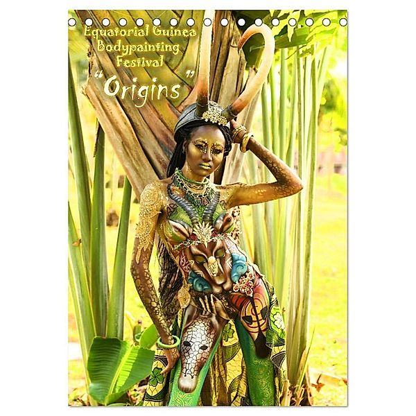 Equatorial Guinea Bodypainting Festival Origins (Tischkalender 2024 DIN A5 hoch), CALVENDO Monatskalender, Dmitri Moisseev