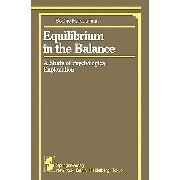Equilibrium in the Balance / Springer Series in Cognitive Development, S. Haroutunian