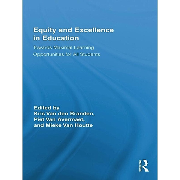 Equity and Excellence in Education / Routledge Research in Education