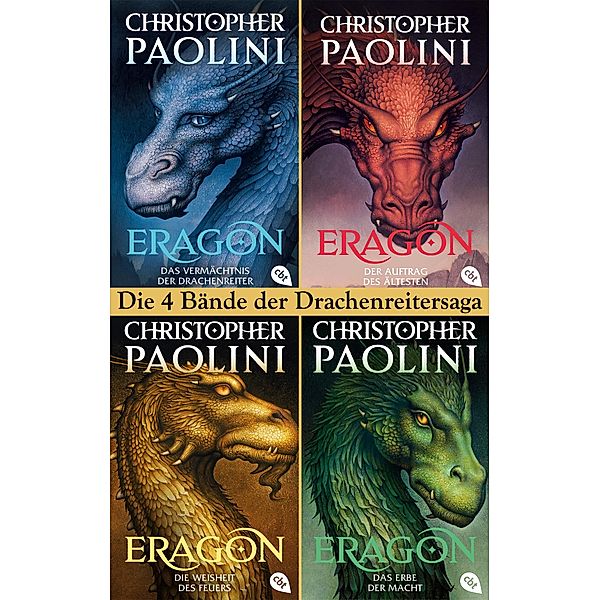 Eragon Band 1-4: Das Vermächtnis der Drachenreiter / Der Auftrag des Ältesten / Die Weisheit des Feuers / Das Erbe der Macht (4in1-Bundle), Christopher Paolini