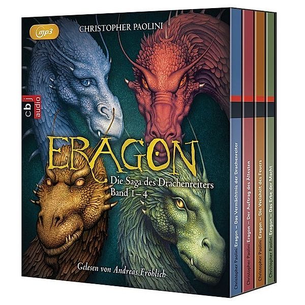 Eragon - Die Saga des Drachenreiters,16 Audio-CD, 16 MP3, Christopher Paolini