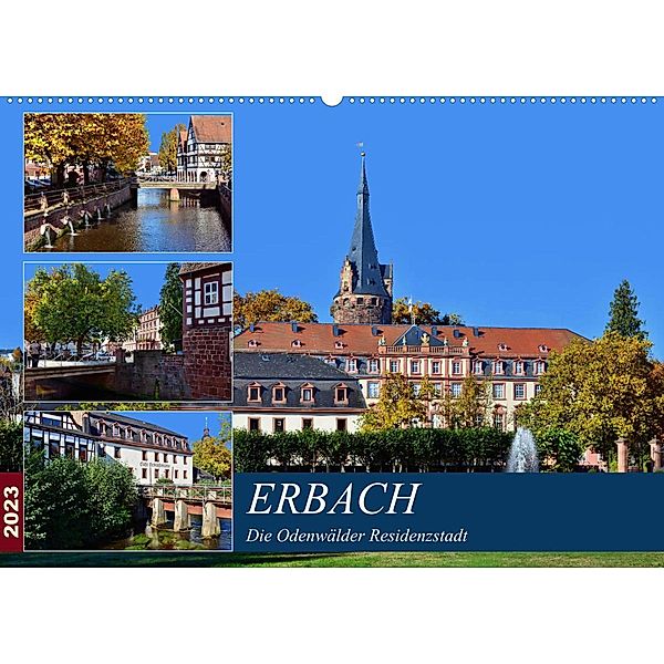 Erbach - Die Odenwälder Residenzstadt (Wandkalender 2023 DIN A2 quer), Thomas Bartruff