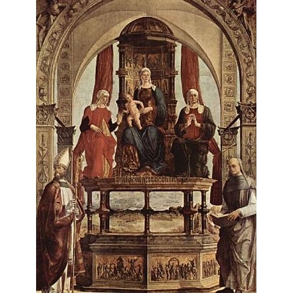 Ercole de' Roberti - Portuense-Altar, Thronende Madonna und Heilige - 2.000 Teile (Puzzle)