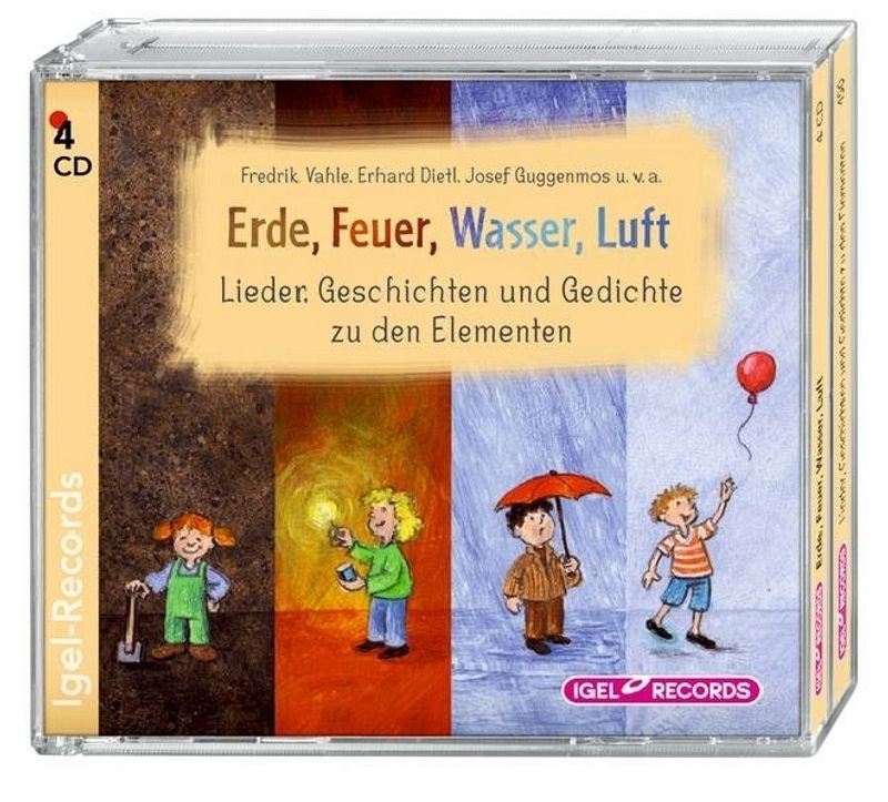 Erde, Feuer, Wasser, Luft, 4 Audio-CDs Hörbuch günstig bestellen