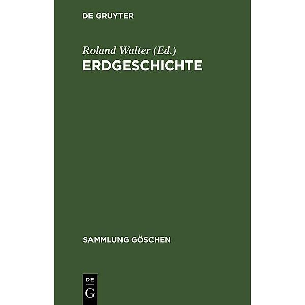 Erdgeschichte / Sammlung Göschen Bd.2616