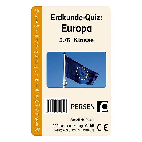 Persen Verlag in der AAP Lehrerwelt Erdkunde-Quiz: Europa (Kartenspiel), Klara Kirschbaum, Luise Welfenstein